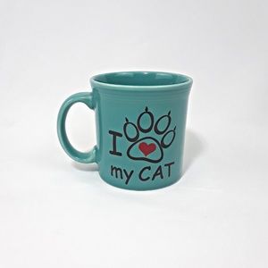 I Love My Cat 12oz Java Mug By Fiesta